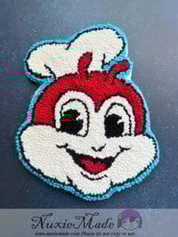 Image 2 of Jollibee-Inspired Coaster – Cotton Punch Needle Rug