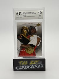 2009-10 UD Michael Jordan Legacy GOLD  Collection #73 BCCG 10