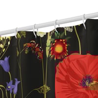 Image 2 of EGGcellence Poppies - Shower Curtain