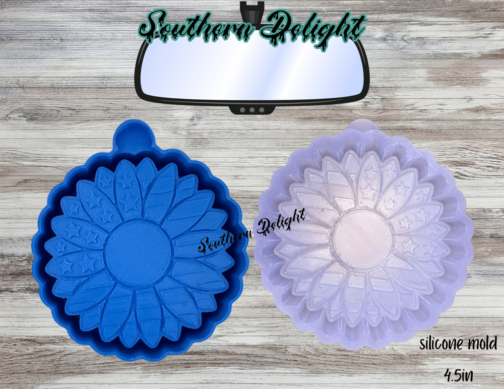 Image of Sunflower USA Freshie Mold