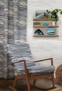 Image 1 of Whitby Linen Fabric - Washed Denim
