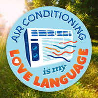 AIR CONDITIONING STICKER