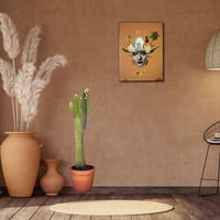 Image 1 of 1/2 OFF MID SUMMER CLEARANCE - The In Between - Original Mixed Media Collage -  Southwest Decor