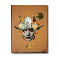 Image 2 of 1/2 OFF MID SUMMER CLEARANCE - The In Between - Original Mixed Media Collage -  Southwest Decor