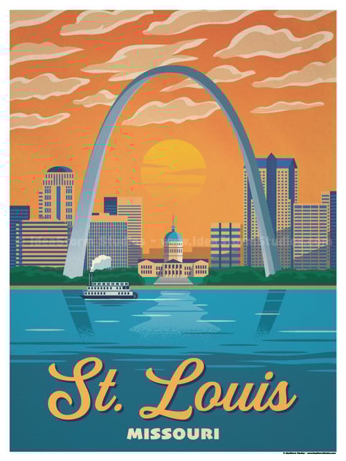 IdeaStorm Studio Store — Travel Posters - American Cities