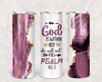 Image 1 of God is within her - Tumbler 