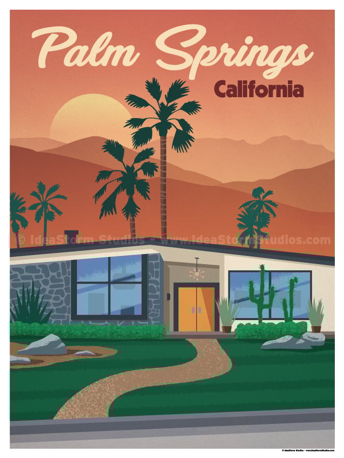 Image of Palm Springs Sunset