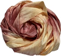 Image 5 of Ready To Ship! 10YD. SUNDIAL HAND DYED SARI SILK RIBBON BY COLOR BURST SILK