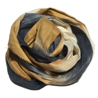 Image 3 of 10YD. BULLSEYE HAND DYED SARI SILK RIBBON BY COLOR BURST SILK