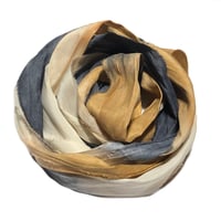 Image 5 of 10YD. BULLSEYE HAND DYED SARI SILK RIBBON BY COLOR BURST SILK