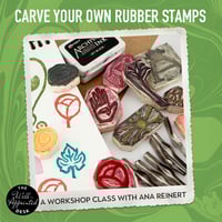 Image 1 of Pen Show Workshop:  Carve Your Own Rubber Stamps