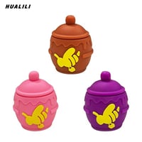 Image 6 of Bee Jar  Silicone Container  mini storage 