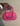 Oval shaped silicone hey pretty girl bag