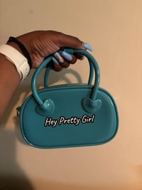 Image 4 of Oval shaped silicone hey pretty girl bag