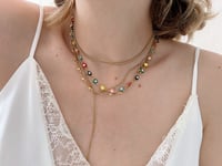 Image 3 of Collier EYE multicolore 