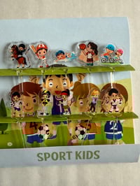 Sport Kids Acrylic Food Picks 