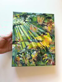 Image 2 of Immersed in Light – Goldfinch painting 