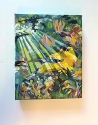 Image 3 of Immersed in Light – Goldfinch painting 