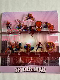 Spider Man Acrylic Food Picks 