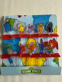 Image 1 of Sesame Street Acrylic Food Picks 
