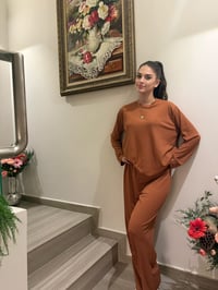 Image 1 of Terracotta Long Sleeve Rib Set