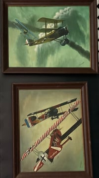Image 1 of Aviation paintings  pair