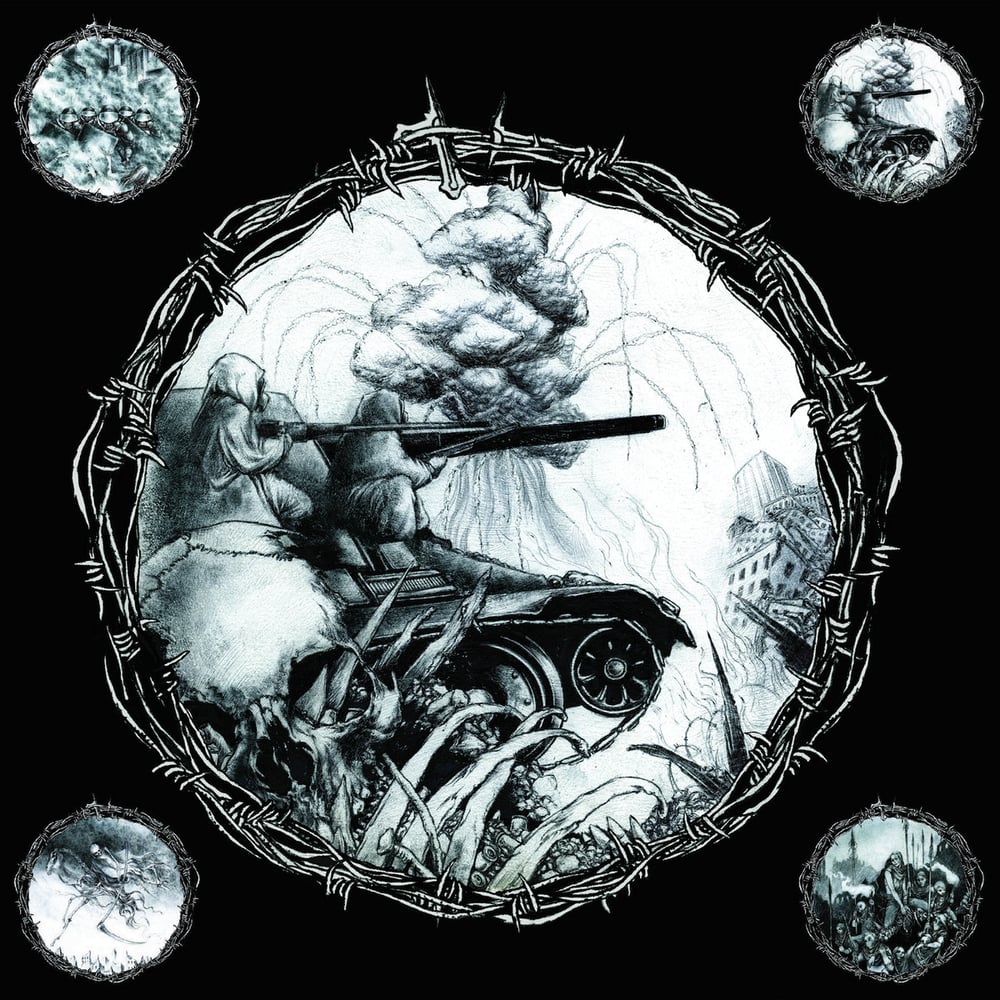 Image of NUCLEAR DEATH TERROR "Blood. Fire. Chaos. Death" Picture disc 12"
