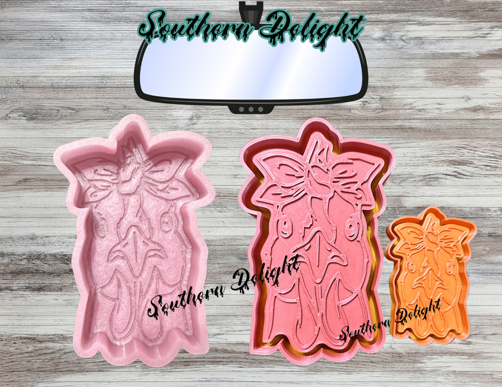 Image of Chicken head Freshie Mold