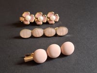 Image 3 of Salmon Pink Hair Set/ Salmon Pink Hair Accessories...