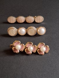 Image 5 of Salmon Pink Hair Set/ Salmon Pink Hair Accessories...