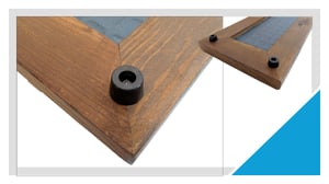 Image of Reclaimed Wood Ceramic Tile Trivet