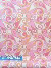 Image 1 of 1960s Vintage Walflair ICI Wallpaper Rolls - Groovy Psychedelic Retro 70s MCM Hippie - (Set of 2)