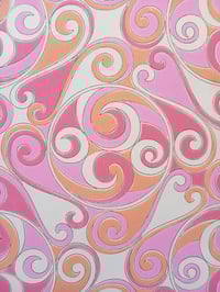 Image 3 of 1960s Vintage Walflair ICI Wallpaper Rolls - Groovy Psychedelic Retro 70s MCM Hippie - (Set of 2)