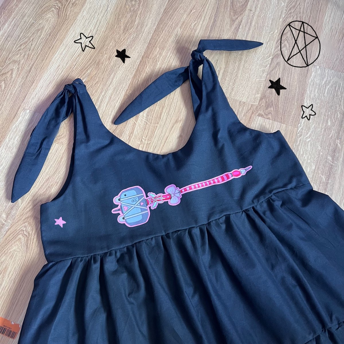 Image of Black Weapon Dress (size UK14)