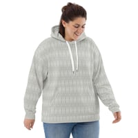 Image 5 of Silver Moth Recycled Unisex Hoodie with Drawstrings