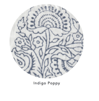 Image 5 of Indigo Poppy quilt