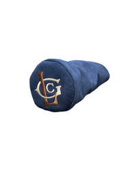 Image 3 of Navy Monogram Jersey Suede Head Cover