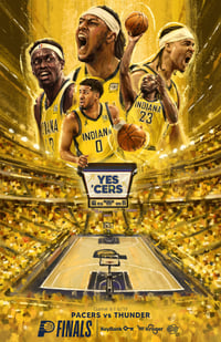 Image 4 of Pacers - Finals Posters