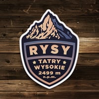 Naklejka - Rysy - Tatry Wysokie