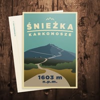 Pocztówka - Śnieżka - Karkonosze