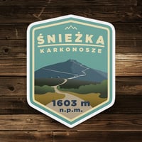Naklejka - Śnieżka - Karkonosze