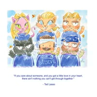 Image 3 of #1 Ted Lasso Cats LE Art Book w/ Painting Premium Set
