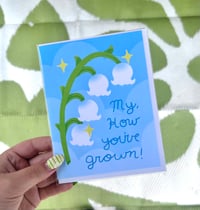 Image 3 of How You've Grown Card – Inspirational Greeting Card for Friends