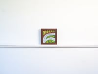 Image 2 of Aerial View of Highway Scene, 2025. Oil on linen. 10 x 10 inches.