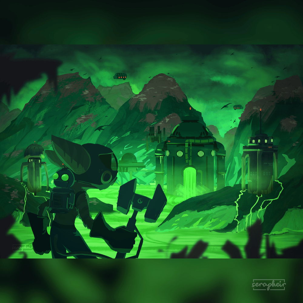 Image of Orxon - Ratchet & Clank Print