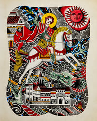 “St. George and the dragon” print 