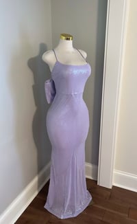 Image 6 of Leilani bow sequin maxi dress