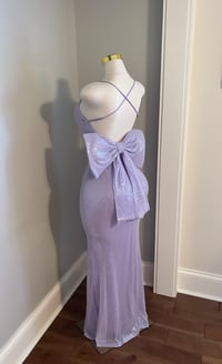 Image 3 of Leilani bow sequin maxi dress