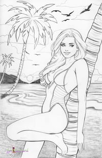 GFT Swimsuit One Shot Cover D Original Art