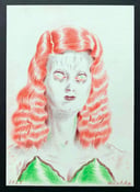 Image of "The Art of Ryan Heshka" with original drawing: "Millie"